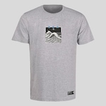 Camiseta WSS Brasil Sea Wave Prime - Masculina CINZA