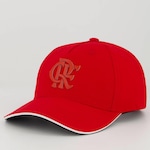 Boné do Flamengo Supercap Americano - Snapback - Adulto VERMELHO