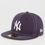 Boné Aba Reta New Era MLB New York Yankees Survivor 5950  - Fechado - Adulto AZUL ESCURO