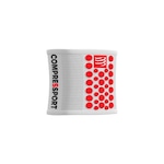 Munhequeira Sweat Band 3D.DOTS - Unissex BRANCO/VERMELHO