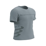 Camisa Compressport Treino Logo - Unissex CINZA