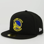 Boné Aba Reta New Era NBA Golden State Warriors 5950 - Fechado - Adulto PRETO