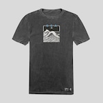 Camiseta WSS Brasil Estonada Sea Wave Prime - Masculina CINZA