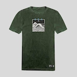 Camiseta WSS Brasil Estonada Sea Wave Prime - Masculina VERDE