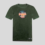 Camiseta WSS Brasil Estonada Sunset Prime - Masculina VERDE