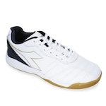 Chuteira Futsal Diadora Calcio Elite - Adulto BRANCO