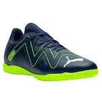 Chuteira Futsal Puma Future Play It - Adulto AZUL ESC/VERDE