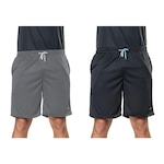 Bermuda Elite Com Fort - 2 unidades - Masculina CINZA CLARO