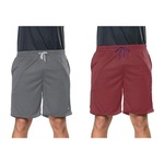 Bermuda Elite Comfort - 2 Unidades - Masculina CINZA CLA/VERMELHO