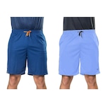 Bermuda Elite Comfort - 2 Unidades - Masculina AZUL