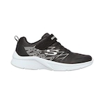 Tênis Skechers Microspec Texlor - Infantil PRETO/BRANCO