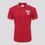 Camisa Polo do São Paulo SPR Piquet - Masculina VERMELHO