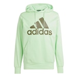 Blusão de Moletom com Capuz adidas Essentials Logo - Masculino VERDE