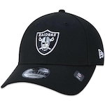 Boné Aba Curva New Era 9Forty Las Vegas Raiders Nfl - Snapback - Adulto PRETO