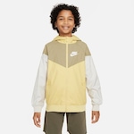 Jaqueta com Capuz Nike Sportswear Windrunner - Infantil AMARELO