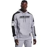 Blusão de Moletom com Capuz Under Armour Baseline Hoodie - Masculino CINZA