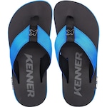 Chinelo de Dedo Kenner Kivah Line - Masculino AZUL/PRETO