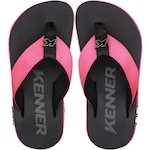 Chinelo de Dedo Kenner Kivah Line - Masculino PRETO/ROSA