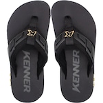 Chinelo de Dedo Kenner Kivah Full Force - Masculino PRETO