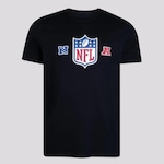 Camiseta New Era Nfl Shield - Masculina PRETO