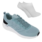 Kit Tênis Skechers Go Run Elevate + Par de Meias - Masculino AZUL