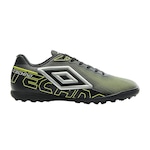 Chuteira Society Umbro Techno - Adulto PRETO/VERDE