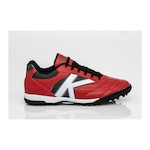 Chuteira Society Kelme Skill Sintético Tf - Adulto VERMELHO/BRANCO