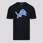 Camiseta New Era NFL Detroit Lions Basic - Masculina PRETO