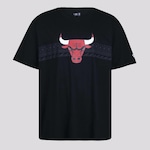 Camiseta New Era NBA Chicago Bulls Plus Size - Masculina PRETO