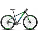 Bicicleta Aro 29 Alfameq Stroll - Câmbio Shimano - Freio a Disco - 21 Marchas PRETO/VERDE