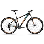 Bicicleta Aro 29 Alfameq Stroll - Câmbio Shimano - Freio a Disco - 21 Marchas PRETO/LARANJA