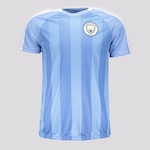 Camisa do Manchester City Stripes - Masculina AZUL