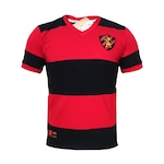 Camisa do Sport Recife Retro 1987 Campeão Brasileiro Retrômania - Masculina Vermelho/Preto