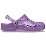 Sandália Crocs Baya Glitter Clog Orchid - Unissex Lilas