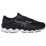 Tênis Mizuno Wave Way 4 - Masculino PRETO/BRANCO