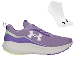 Tênis Under Armour Charged Wing Se + Meia - Unissex ROXO