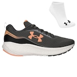 Tênis Under Armour Charged Wing Se + Meia - Unissex CINZA/PRETO