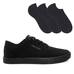 Tênis Mormaii Urban One - Adulto + Meia Color Sports - 3 Pares PRETO