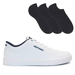 Tênis Mormaii Urban One - Adulto + Meia Color Sports - 3 Pares BRANCO/AZUL ESC