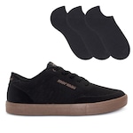 Tênis Mormaii Urban One - Adulto + Meia Color Sports - 3 Pares PRETO/MARROM