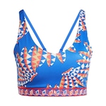 Top Fitness adidas Farm Bra Ps - Feminino AZUL