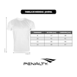 Camiseta Penalty X + Calção Penalty X - Infantil PRETO/VERMELHO