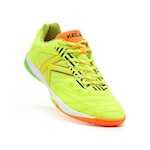 Chuteira Futsal Kelme Sin Indoor Copa Fs - Adulto Verde/Laranja