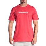 Camiseta Quiksilver Omni Font - Masculina VERMELHO