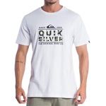 Camiseta Quiksilver Print - Masculina BRANCO