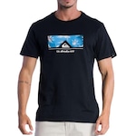 Camiseta Quiksilver Postcard - Masculina PRETO