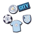 Jibbitz Manchester City Pack 5 BRANCO