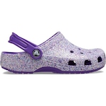 Sandália Crocs Classic Clog Glitter - Infantil ROXO