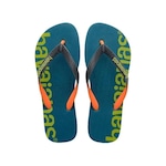 Sandália Havaianas Top Logomarca Hightech - Infantil AZUL