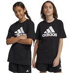 Camiseta adidas Essentials Big Logo - Infantil PRETO/BRANCO